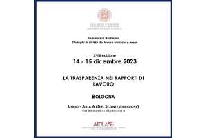 La trasparenza nei rapporti di lavoro
