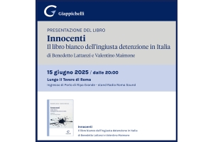 Presentazione del libro “Innocenti” di Benedetto Lattanzi e Valentino Maimone