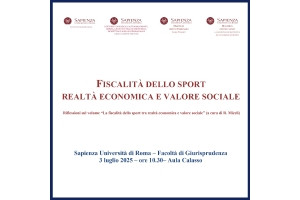 Fiscalità dello sport. Realtà economica e valore sociale