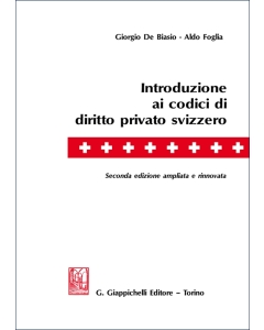 Introduzione ai codici di diritto privato svizzero.