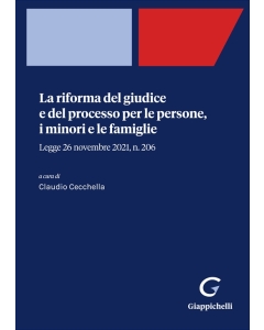 La riforma del giudice e del processo per le persone, i minori e le famiglie