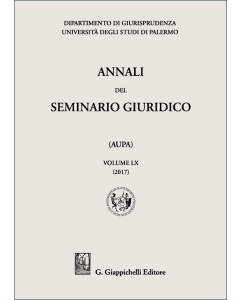 Annali del seminario giuridico dell'Università di Palermo