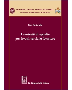 I contratti di appalto per lavori, servizi e forniture