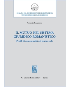 Il mutuo nel sistema giuridico romanistico