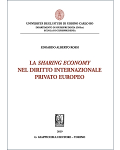 La Sharing economy nel diritto internazionale privato europeo