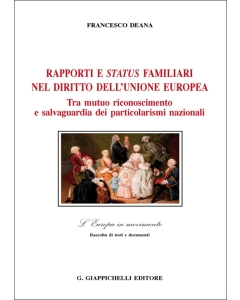 Rapporti e status familiari nel diritto dell'Unione europea