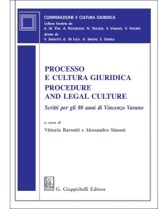 Processo e cultura giuridica. Procedure and legal culture