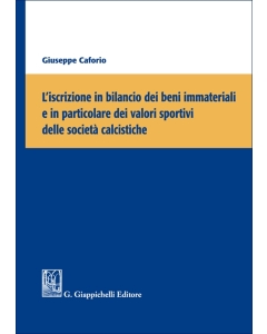 L'iscrizione in bilancio dei beni immateriali e in particolare dei valori sportivi delle società calcistiche