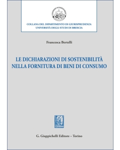 Le dichiarazioni di sostenibilità nella fornitura di beni di consumo