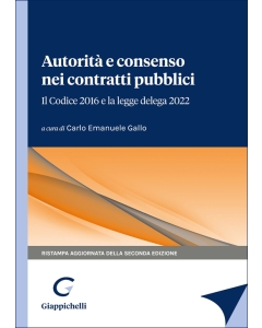 Autorità e consenso nei contratti pubblici