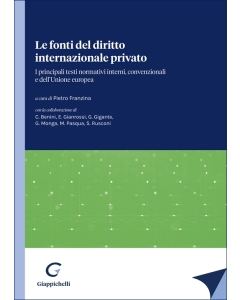 Le fonti del diritto internazionale privato - e-Book