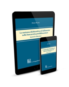 La sentenza dichiarativa di fallimento nella bancarotta prefallimentare - e-Book