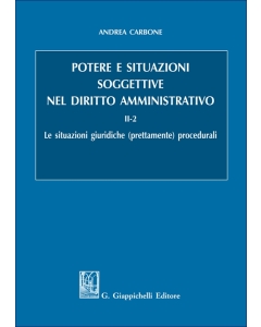 Potere e situazioni soggettive nel diritto amministrativo