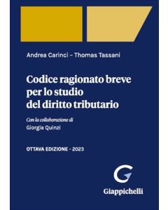 Codice ragionato breve per lo studio del diritto tributario