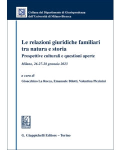 Le relazioni giuridiche familiari tra natura e storia.