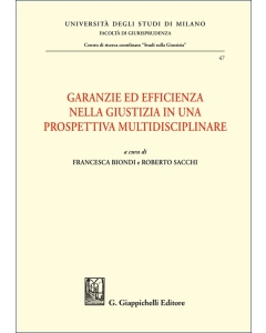 Garanzie ed efficienza nella giustizia in una prospettiva multidisciplinare
