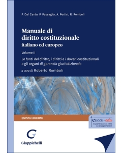 Manuale di diritto costituzionale italiano ed europeo