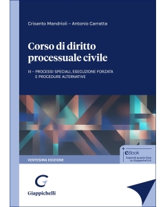 Corso di diritto processuale civile