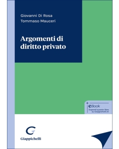Argomenti di diritto privato