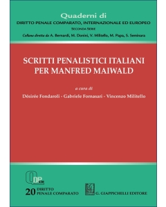 Scritti penalistici italiani per Manfred Maiwald