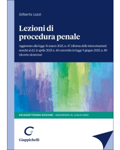 Lezioni di procedura penale