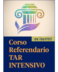Corso di preparazione al concorso per Referendario TAR INTENSIVO ex iscritti