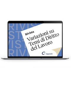 Rivista di Variazioni su Temi di Diritto del Lavoro