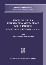 Fiscalità della internazionalizzazione delle imprese