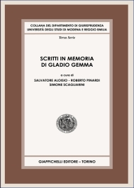 Scritti in memoria di Gladio Gemma