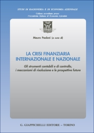 La crisi finanziaria internazionale e nazionale
