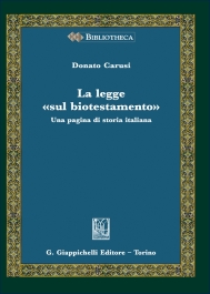 La legge «sul biotestamento»