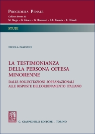 La testimonianza della persona offesa minorenne