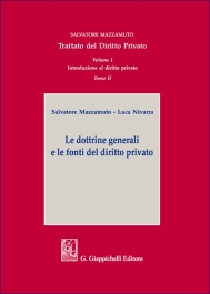 Tomo II. Le dottrine generali e le fonti del diritto privato