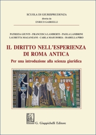Il diritto nell’esperienza di Roma antica