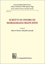 Scritti in onore di Mariagrazia Bianchini
