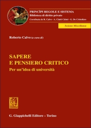 Sapere e pensiero critico