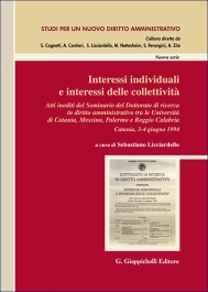 Interessi individuali e interessi delle collettività
