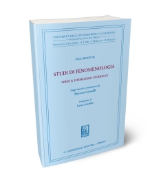 Studi di fenomenologia. Verso il formalismo giuridico? Saggi raccolti e presentati da Mariano Cristaldi. Prefazione di Luisa Avitabile.