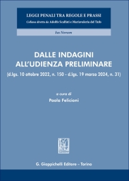 Dalle indagini all'udienza preliminare