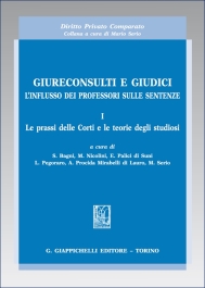 Giureconsulti e giudici. L'influsso dei professori sulle sentenze