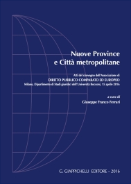 Nuove province e città metropolitane