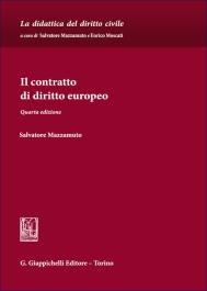 Il contratto di diritto europeo - Ed. 2020