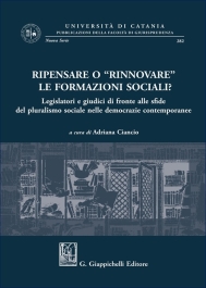 Ripensare o "rinnovare" le formazioni sociali?