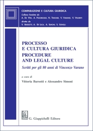 Processo e cultura giuridica. Procedure and legal culture