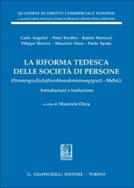 La riforma tedesca delle società di persone
