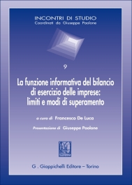 La funzione informativa del bilancio di esercizio delle imprese: limiti e modi di superamento