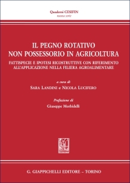 Il pegno rotativo non possessorio in agricoltura