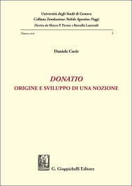 Donatio. Origine e sviluppo di una nozione