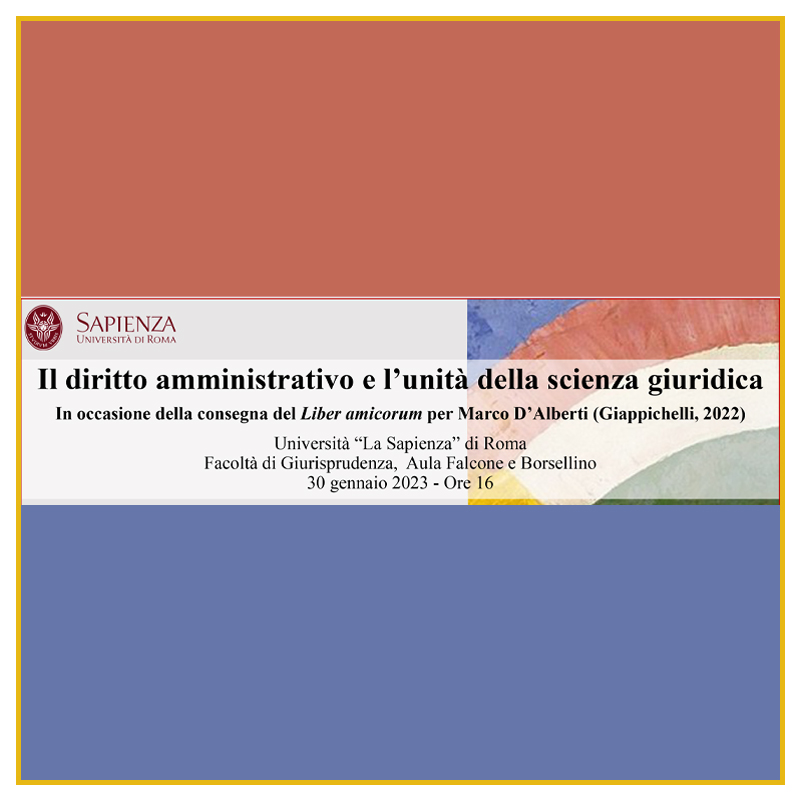 Il diritto amministrativo e l’unità della scienza giuridica