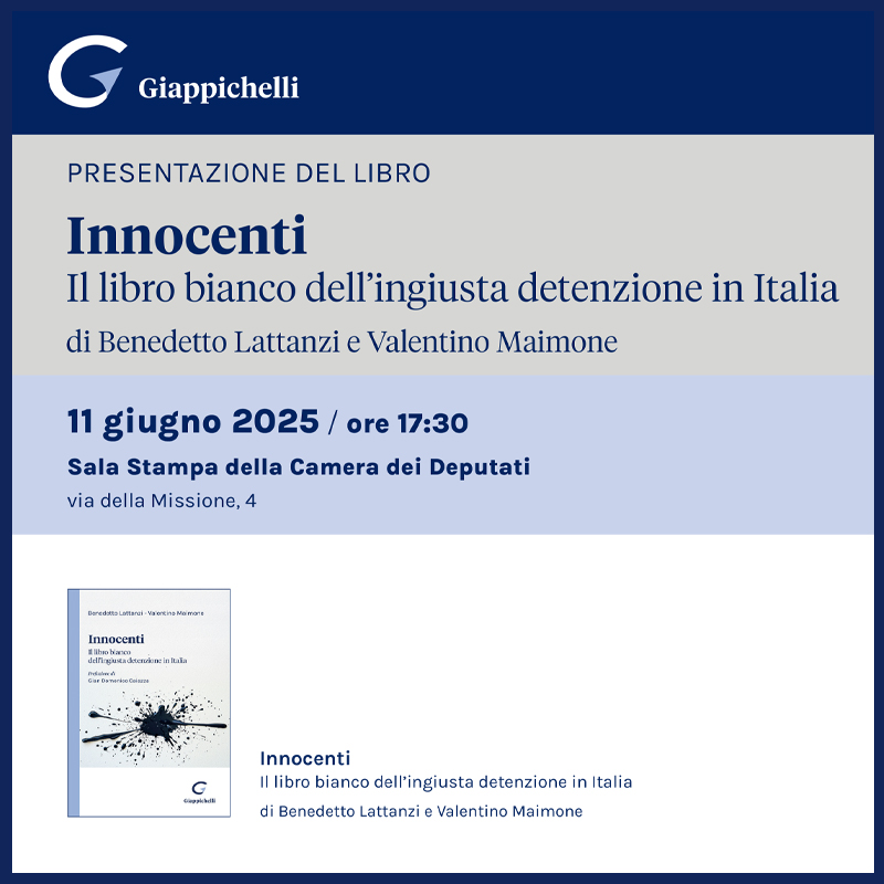 Presentazione del libro “Innocenti” di Benedetto Lattanzi e Valentino Maimone